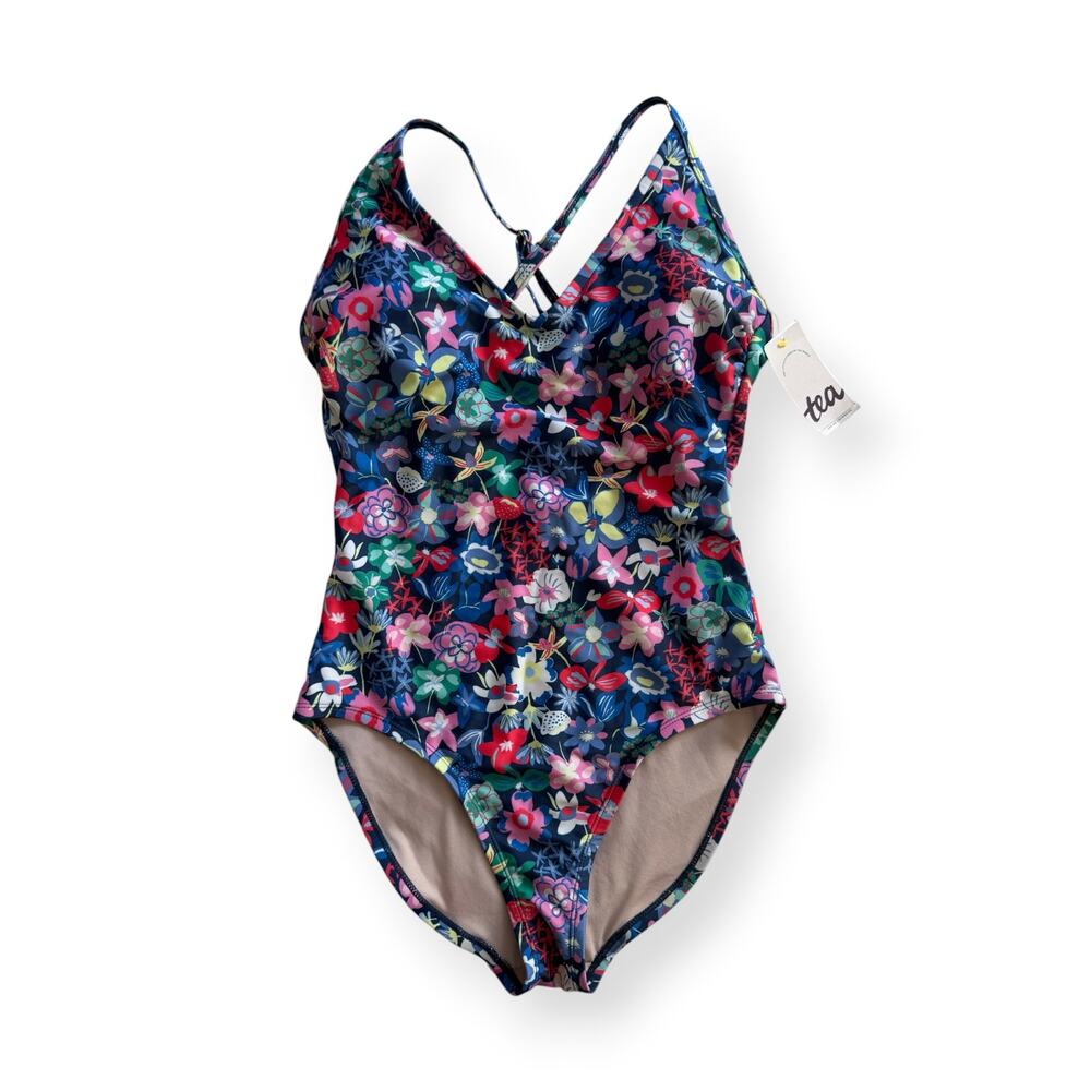 NWT Tea Collection women’s floral swimsuit